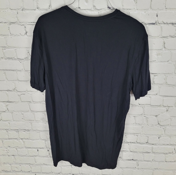 DAVID ARCHY | micromodal stretch v-neck short sleeve tee t-shirt - Picture 2 of 3